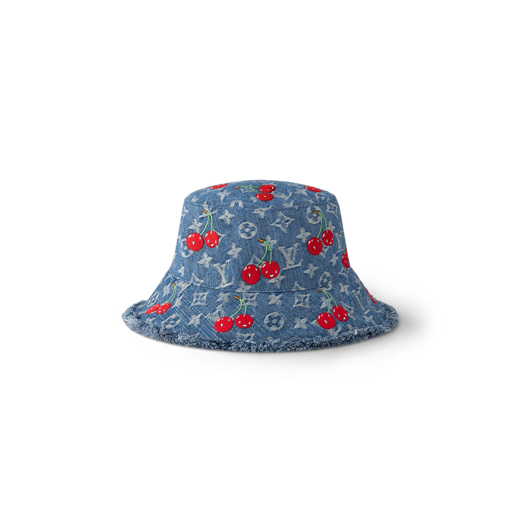 LOUIS VUITTON LV X TM DENIM CERISE BUCKET HAT M5032S